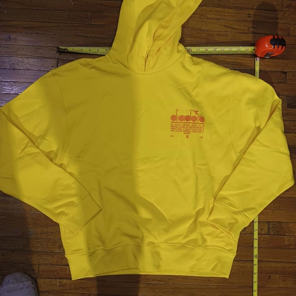 Diadora Tops - Yellow Diadora Hoodie